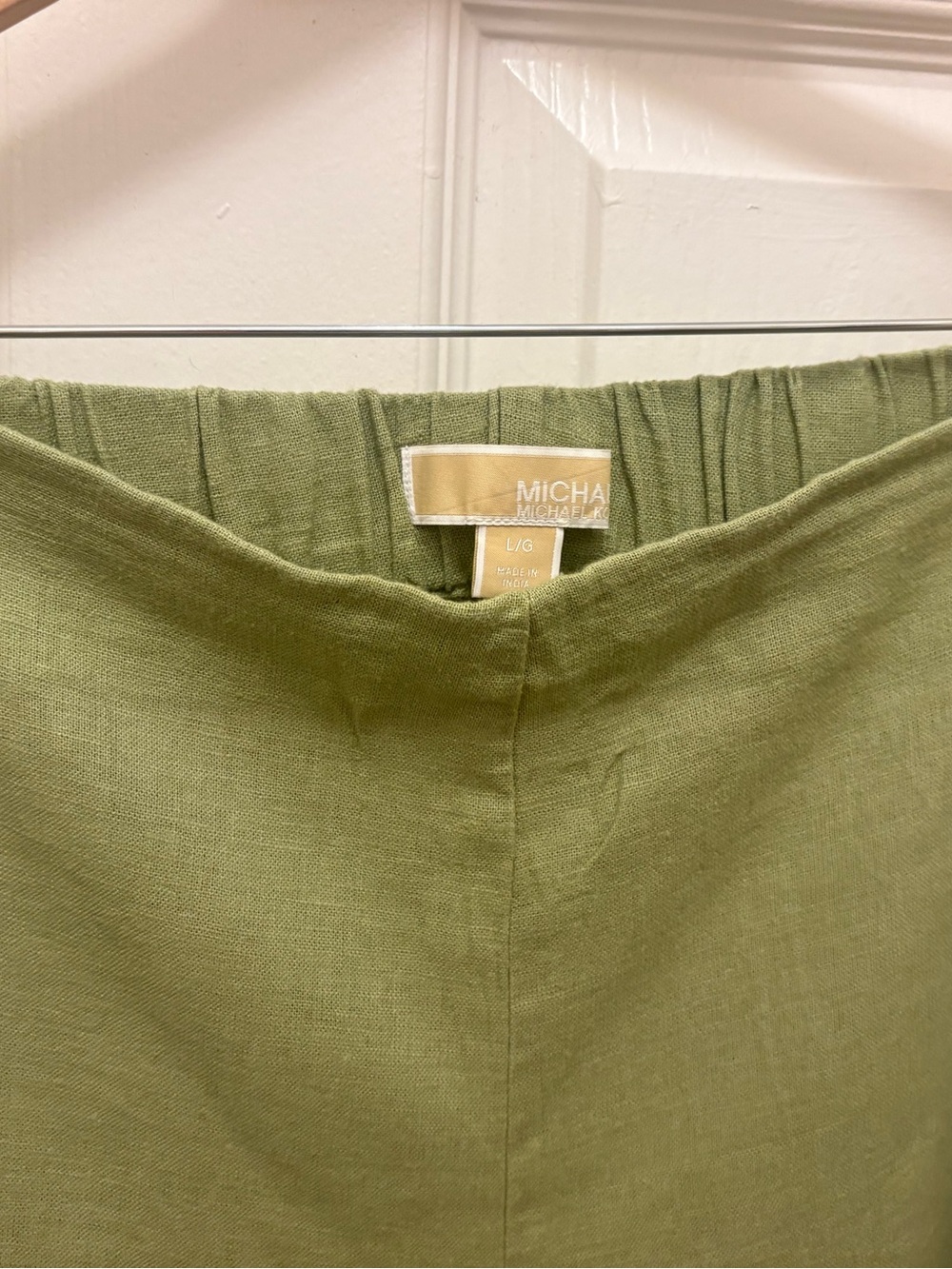 MICHAEL Michael Kors Olive Green Linen pants